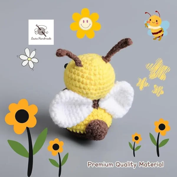 Adorable Crochet Bee Plushie