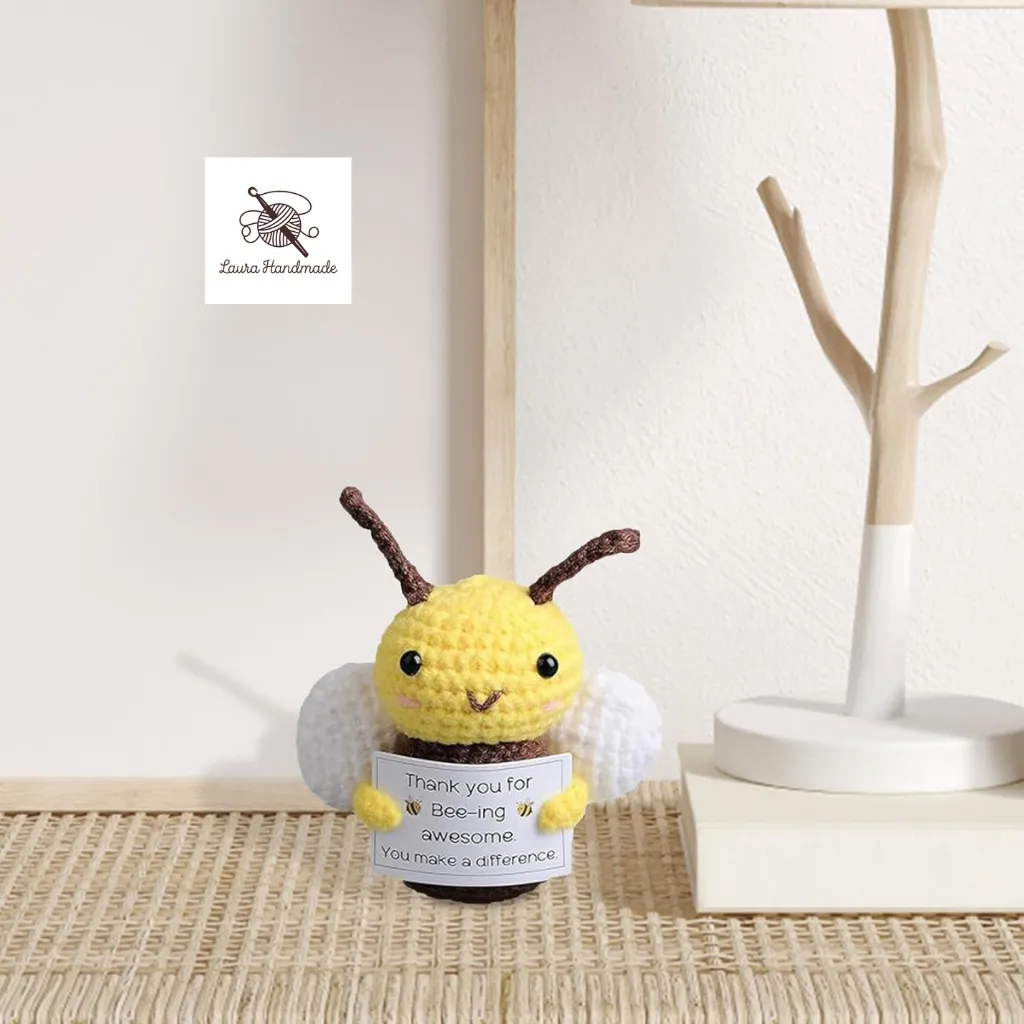 Adorable Crochet Bee Plushie