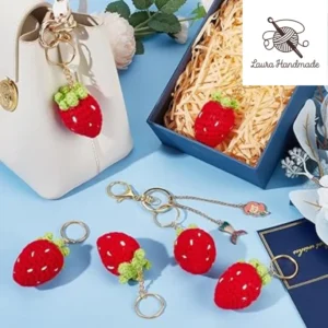 Strawberry Key chain – A Sweet Touch of Style